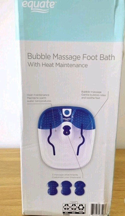 Touch Control Bubble Massage Foot Bath