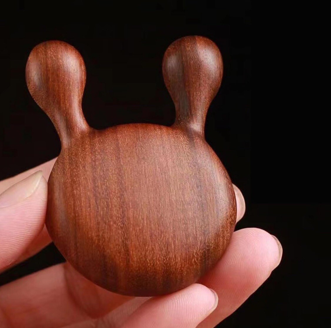 2PC Sandalwood Nose Shaper Facial Hair Skin Massage Lifter Wood Therapy Massager