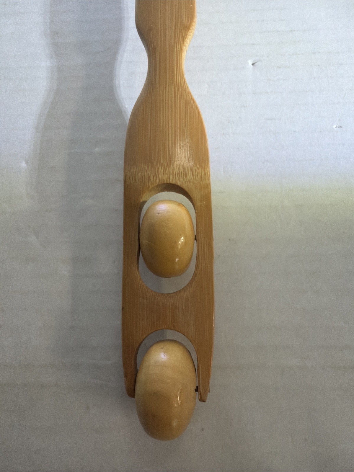 Bamboo Back Scratcher and Body Roller Massager 2 in 1 -19” long
