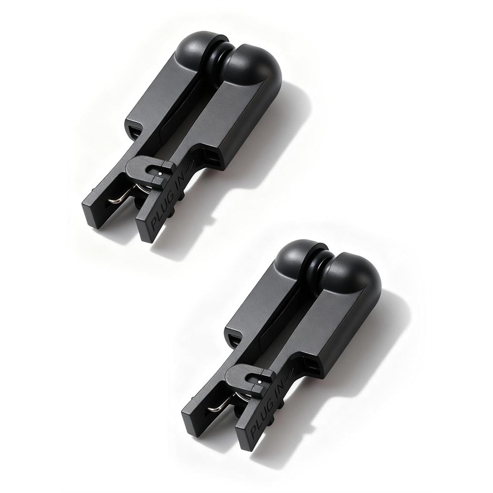 Ear Clip Electrode Rubber Black Compatible for & Standard Tens9837