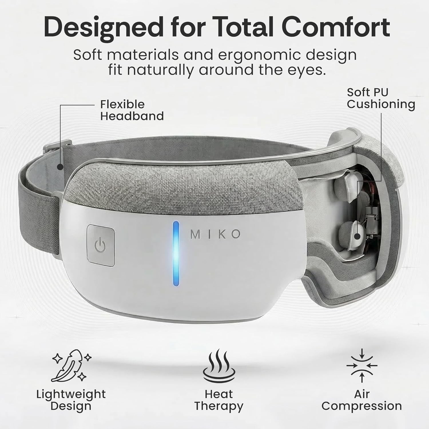 Miko Gaze Eye Massager – White (Used)