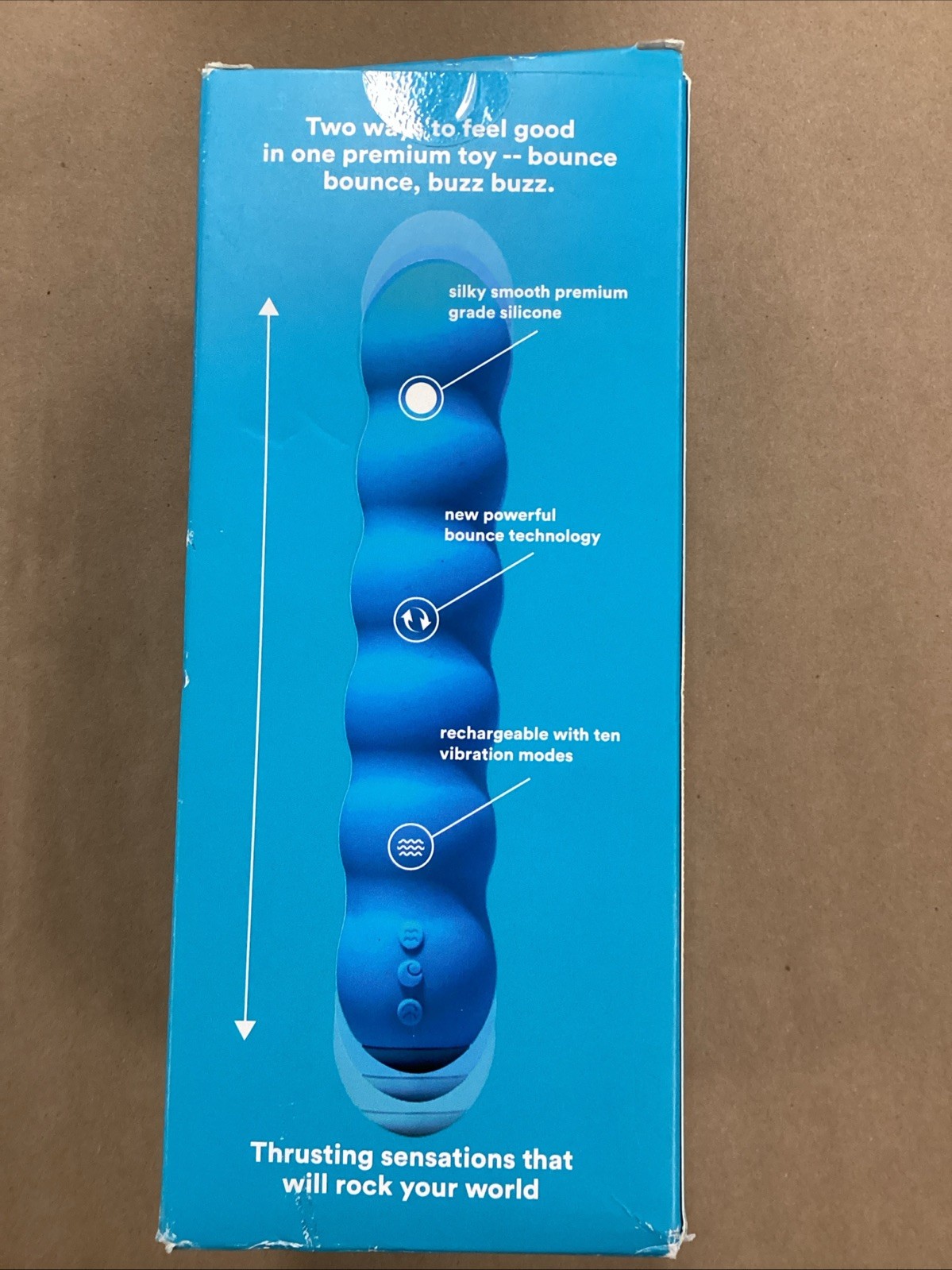 Hello Cake Bounce Vibe Vibrating and Bouncing Personal Massager Ships Discreetly