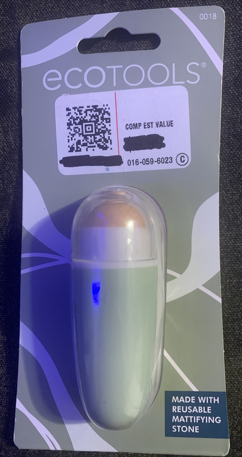 ECOTOOLS Oil-absorbing Roller Limited Edition Reusable Stone 0018 NEW