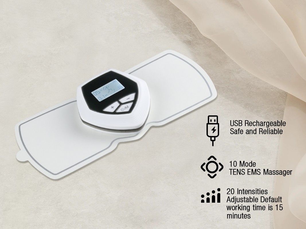 EMS Pulse TENS Unit Foot Leg Shoulder Circulation Massager Pain & Cramp Relief