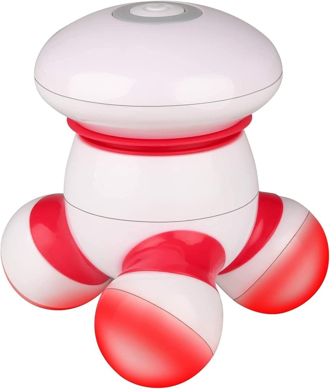 Portable Mini Vibrating Massager with LED Light for Pain Relief and Relaxation