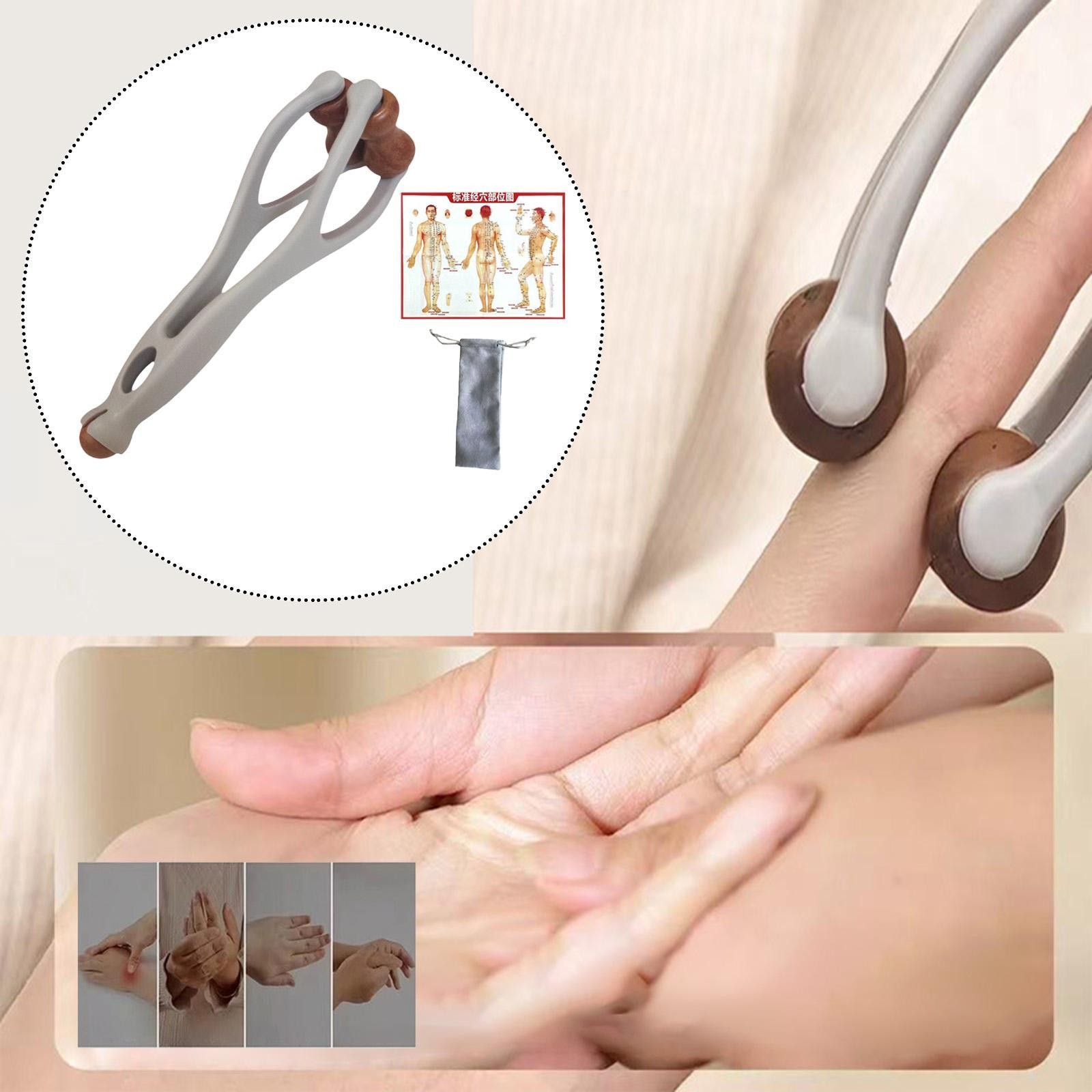 Finger Massager Double Roller Massage for Pain Relieving Carpal Tunnel Pain