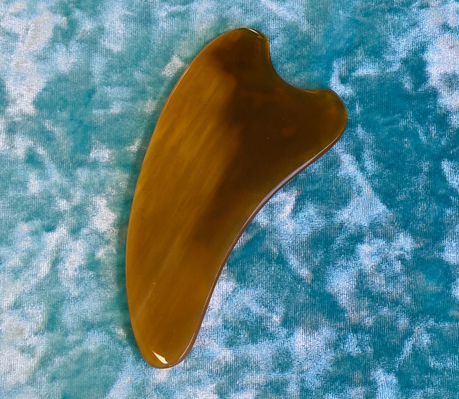 Guasha Scraping Massage Tool Brown HORN SPA Guasha Board handmade From Vietnam