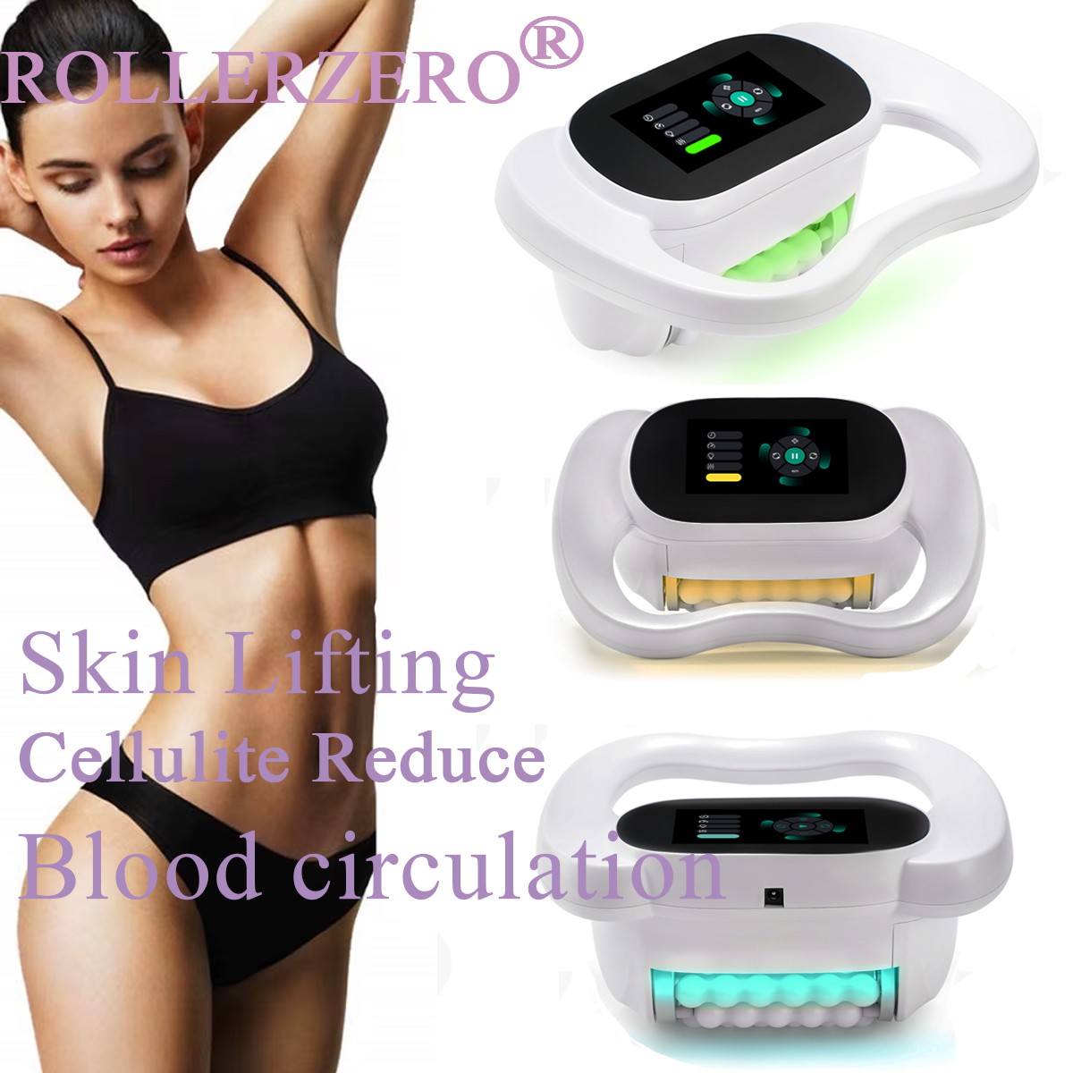 Home Body Shaping Roller Device Skin Lifting Lymphatic Drainage Cellulite Loss