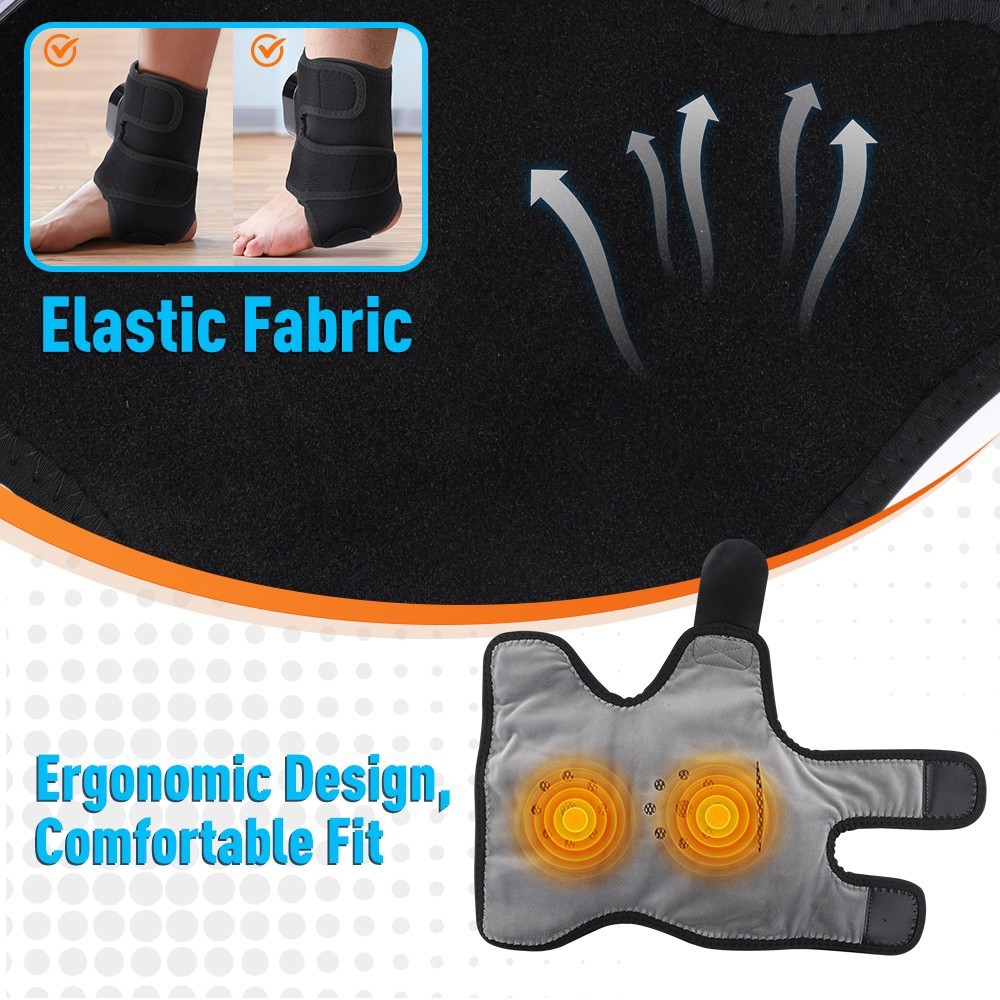 Foot Renew Triple Method Massager Heat Vibration for Heel Arch Ankle Neuropathy