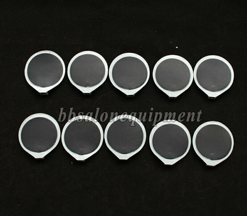 6.5 cm Round Rubber Reusable Replacement Electrode Pads For Microcurrent Unit