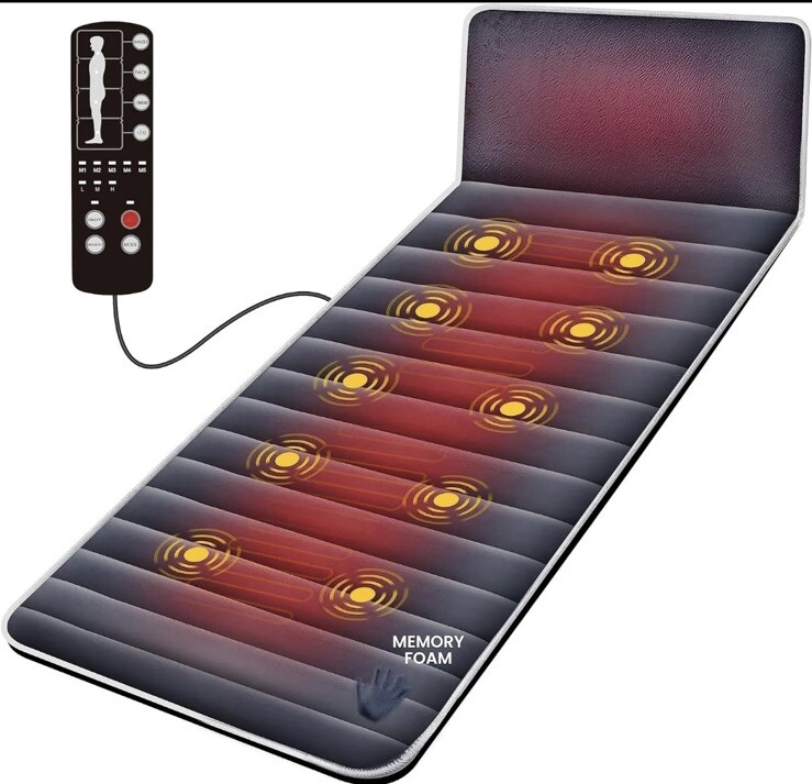 Snailax SL-363 10 Motors Massage Mat with Heat