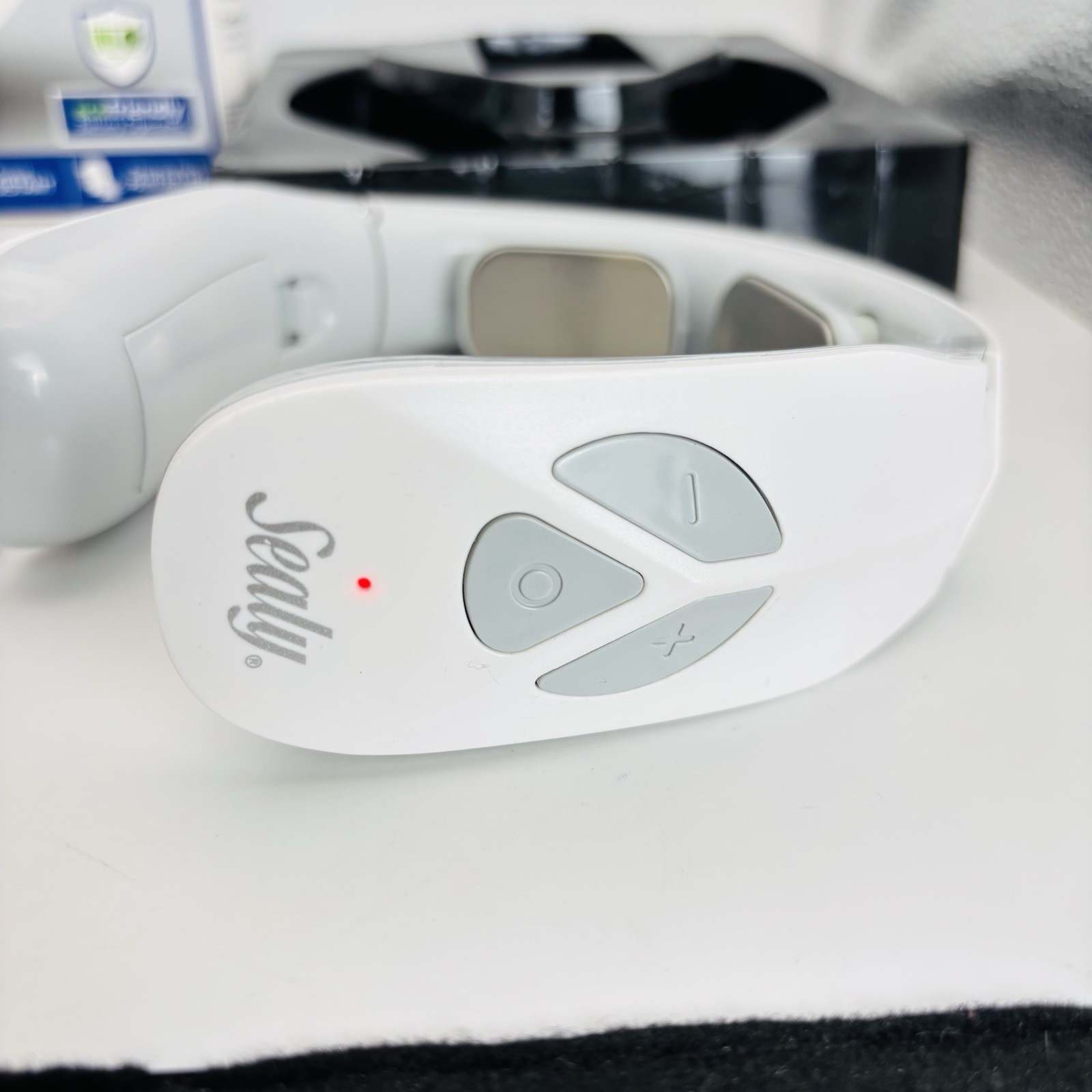 Sealy Electric Pulse Neck Massager Tens Low Frequency Pulse Massage 12 Modes