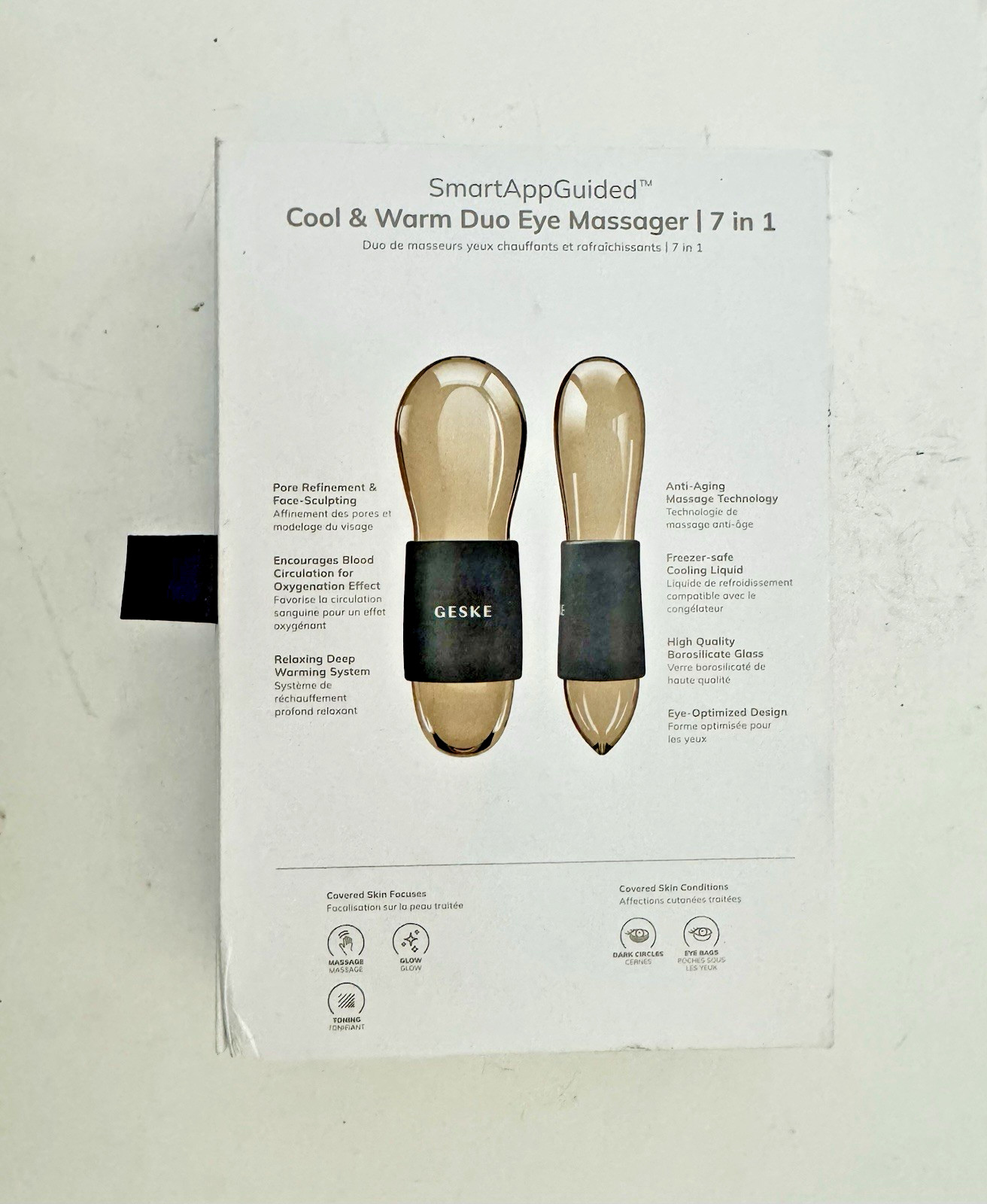 GESKE Cool & Warm Duo Eye Massager 7 in 1 Gray