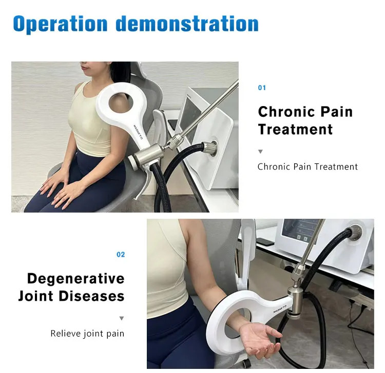Spa Physio Pain Magnetic Transduction Therapy Magneto EMTT PEMF Massage Machine