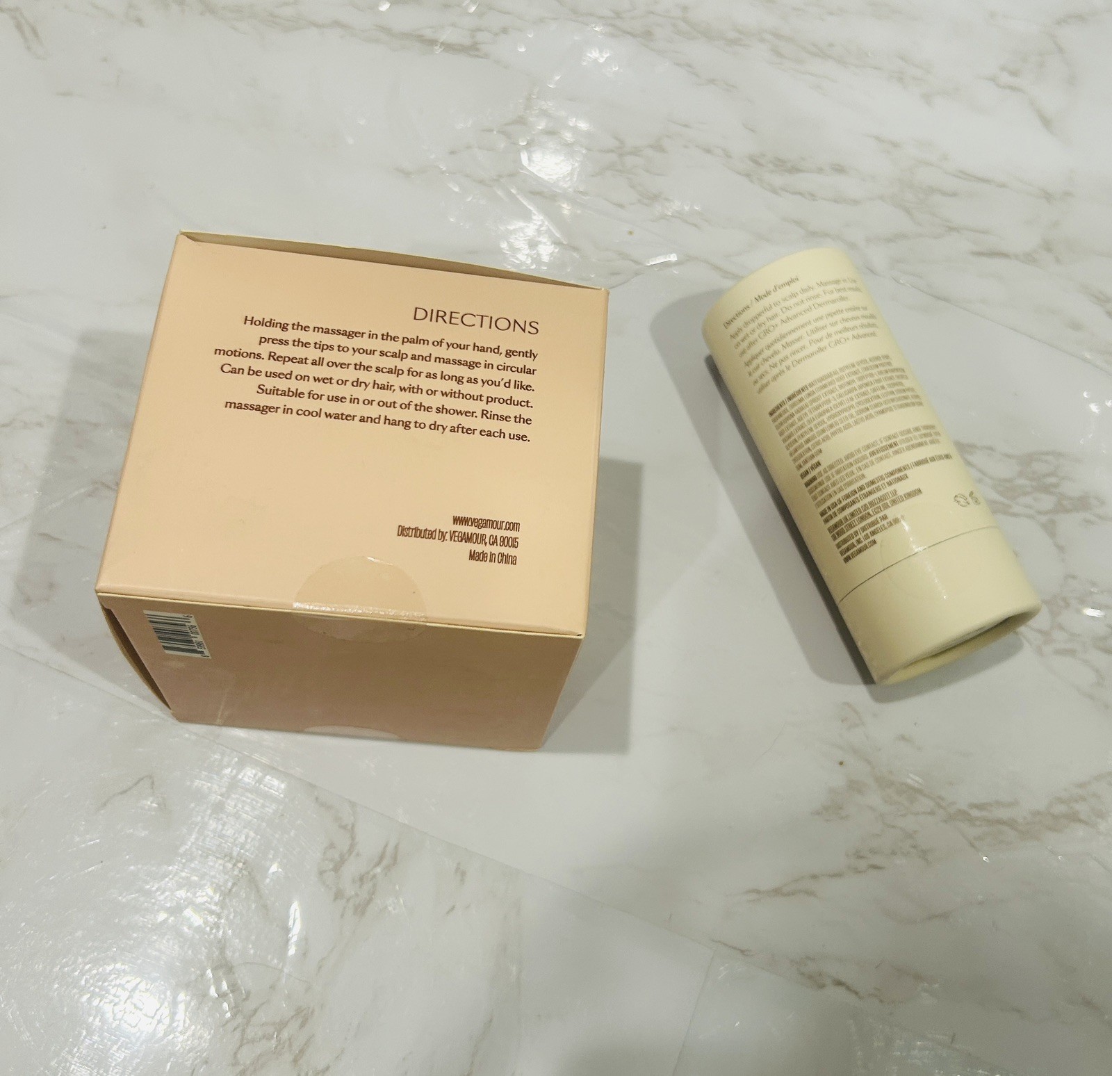 Vegamour GRO+ Serum & Scalp Revitalizing Massager | Sealed NIB