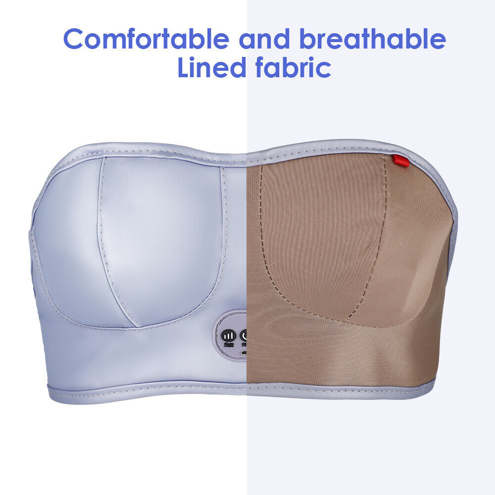 Breast Lift Massager Bra Vibration Enlargement Chest Enhancer Heating Stimulator