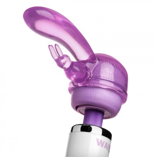 Wand Essentials Turbo Purple Pleasure Wand Kit with Free Attachment (01)