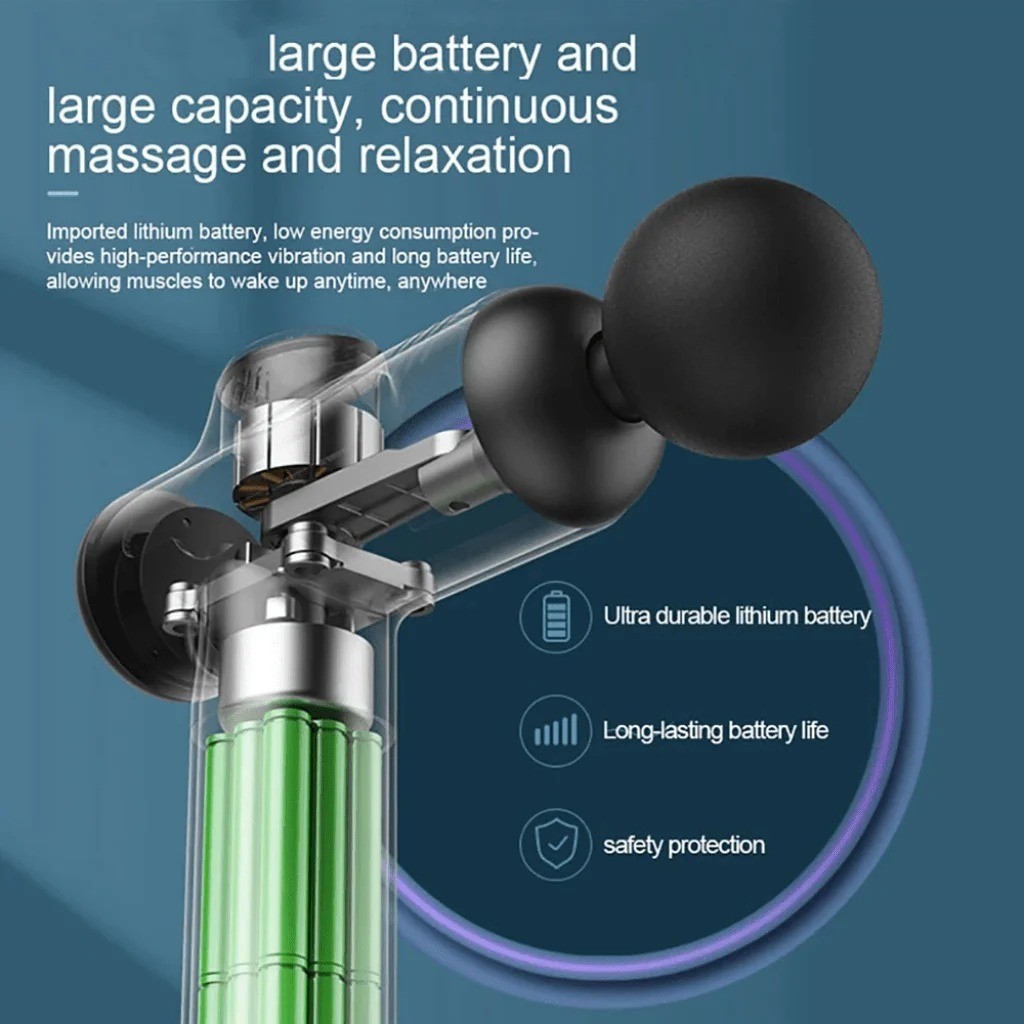 Professional 99-Speed Deep Tissue Massage Gun | Quiet Tech & LED Display