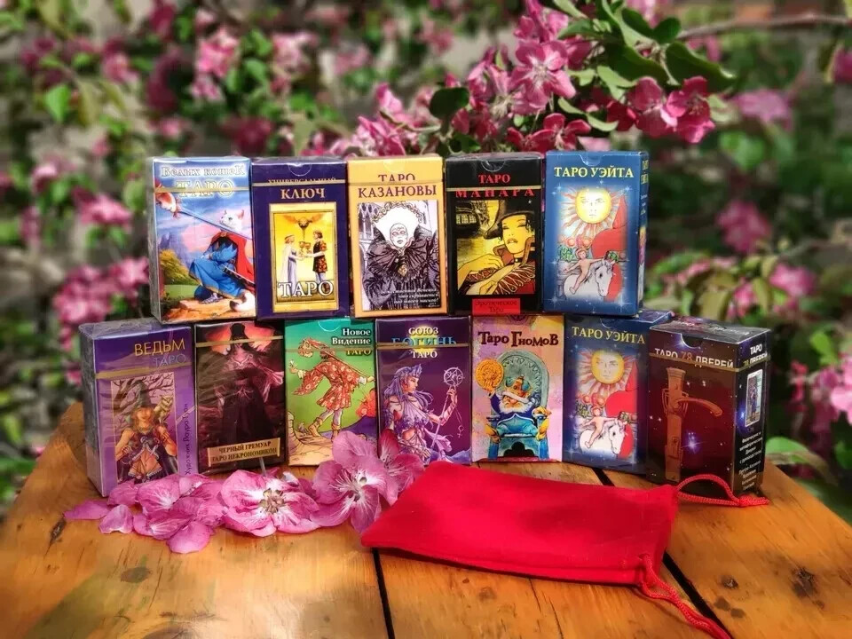 Tarot Union of Goddesses, mini ANKH 4,5 х 7,8cm +Russian