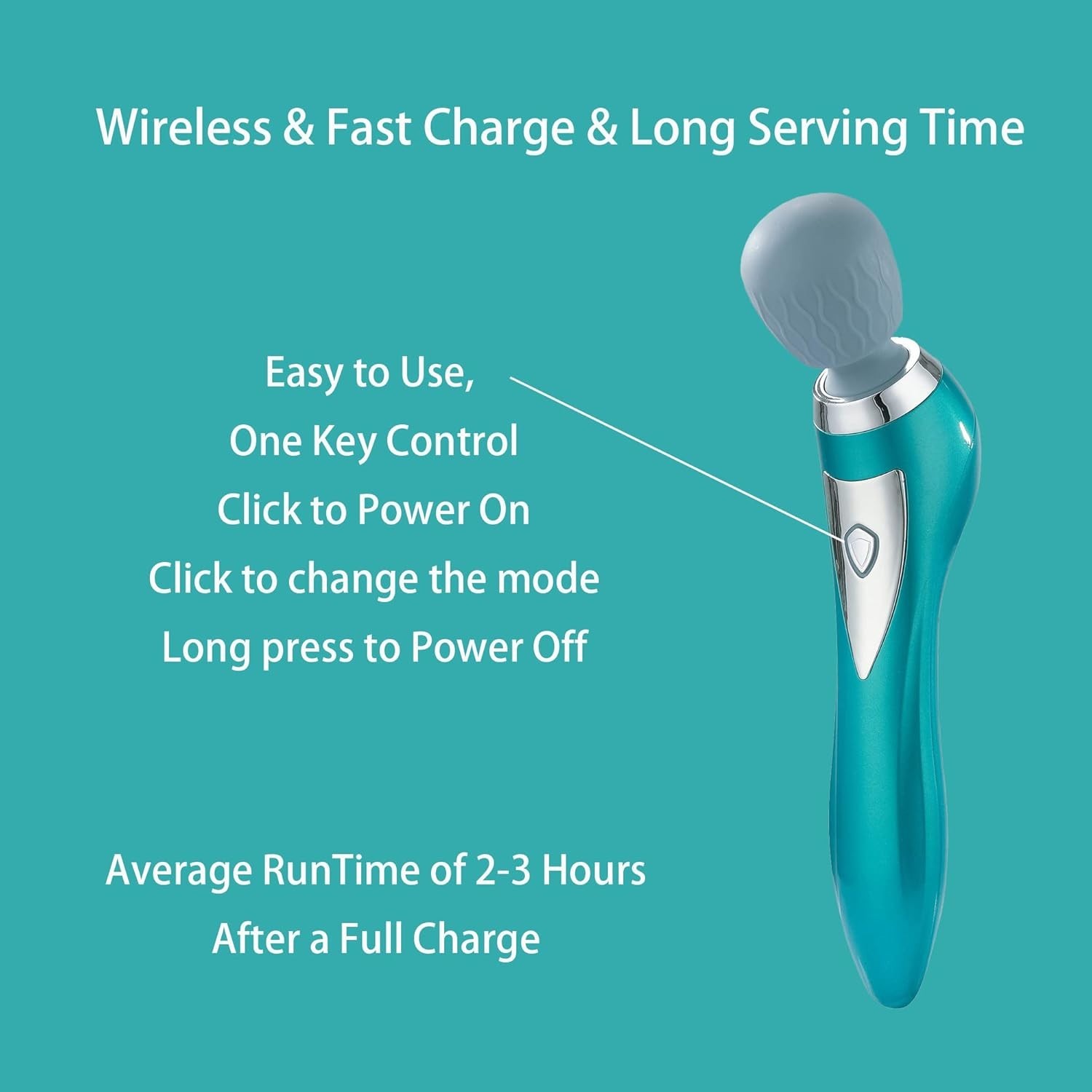 Lightweight and Ergonomic Rechargeable Personal Massager for Ultimate Relaxation