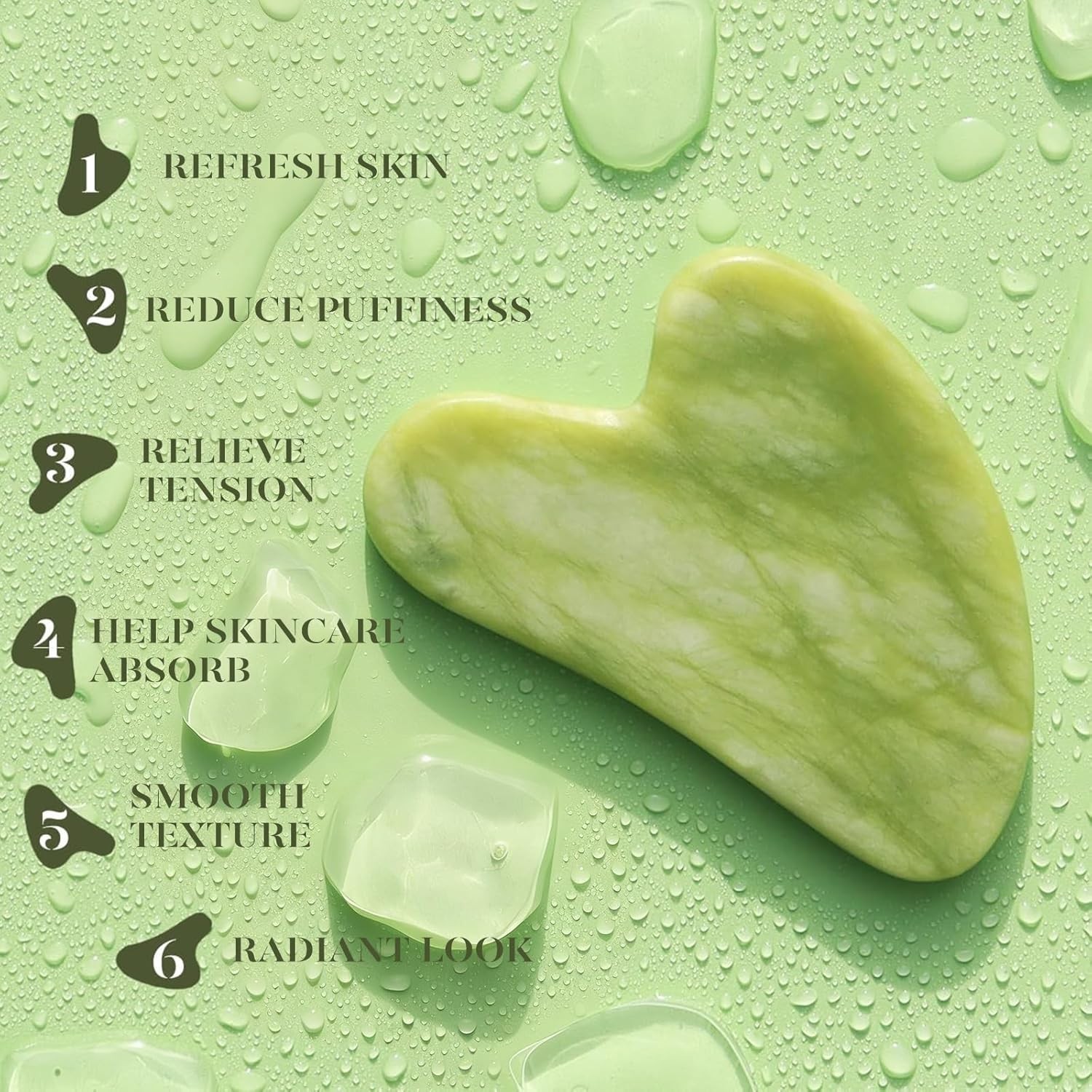IcyMe Face Roller & Gua Sha Tool Gift Set – Youthful Glow for All Skin Types