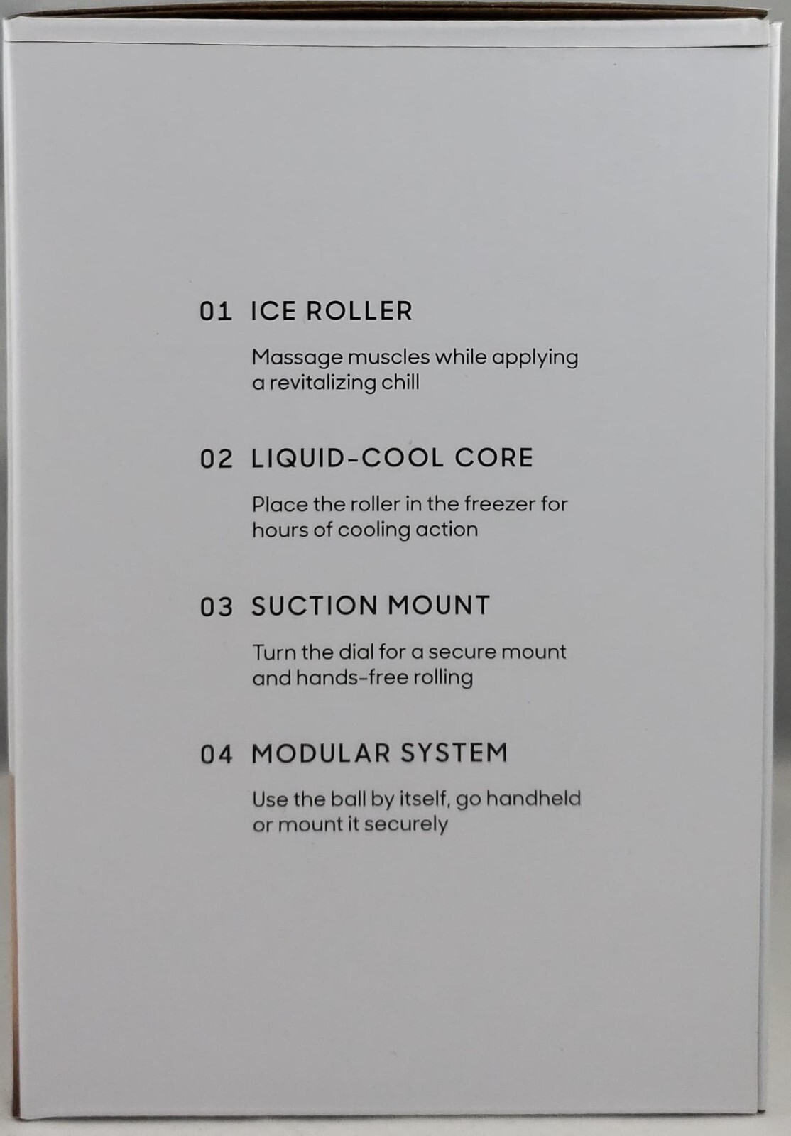 Sharper Image Ice Therapy Massage Ball with Suction Wall Mount, Liquid-Cool Core
