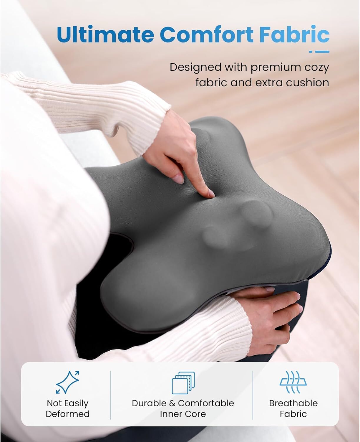 Shiatsu Back Massager with Remote Heated, Adjustable Shoulder Neck Legs Relief