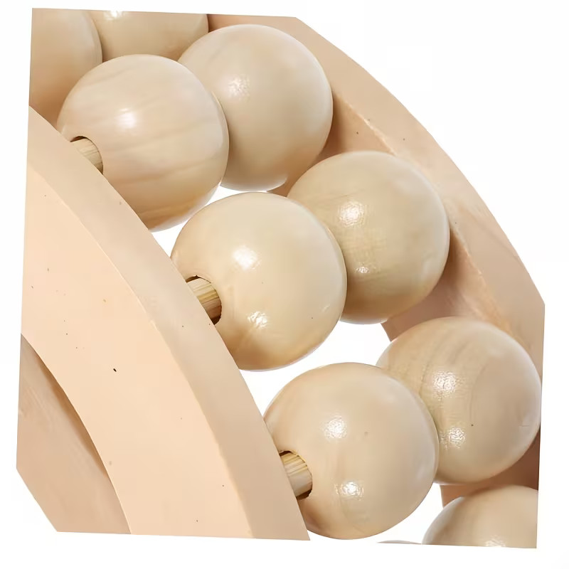 Handmade Wood Massage Ball Roller Deep Tissue Portable for Athletes