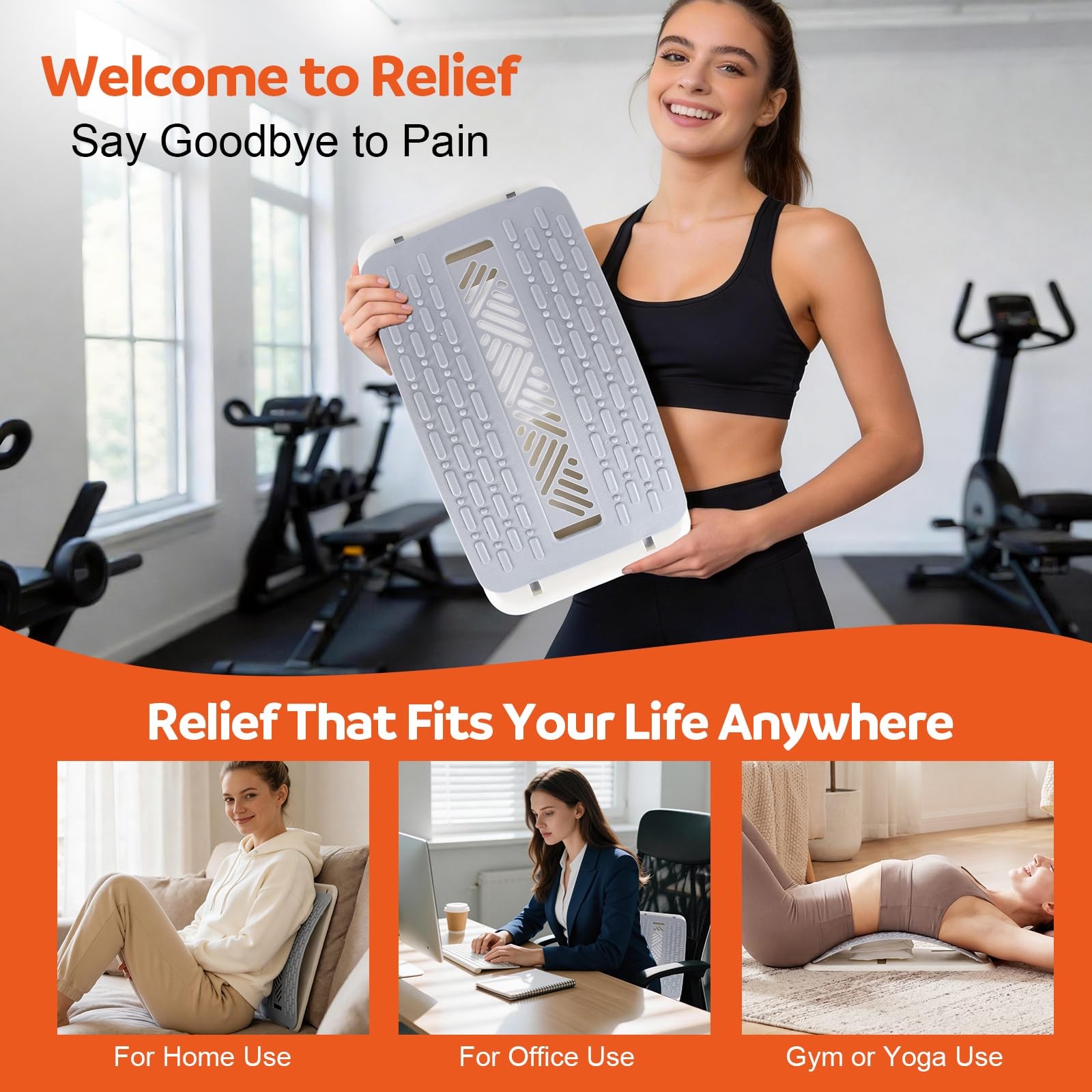Back Stretcher for Lower Back Pain Relief, Adjustable Airbag Inversion Lumbar…