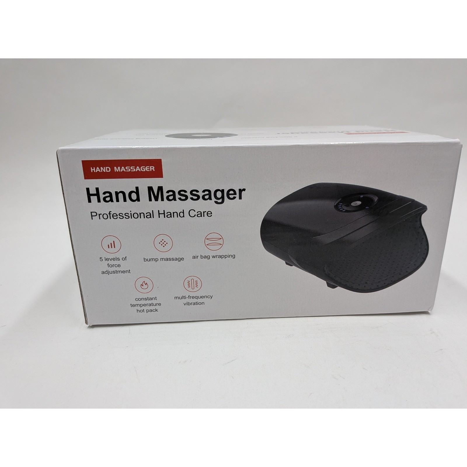 Smart Hand Massager NX-S168 White Heat Vibration Air Compression Cordless S168