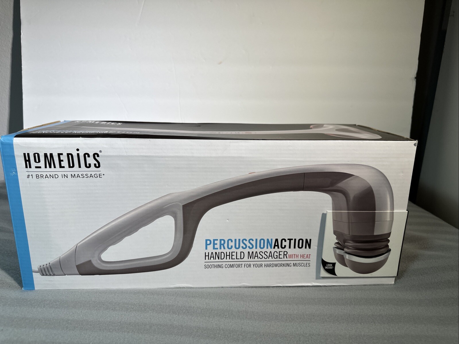 Homedics Dual Node Percussion Massager With Heat Model HHP-351H COMPLETE