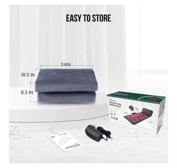 Snailax SL-363 10 Motors Massage Mat with Heat