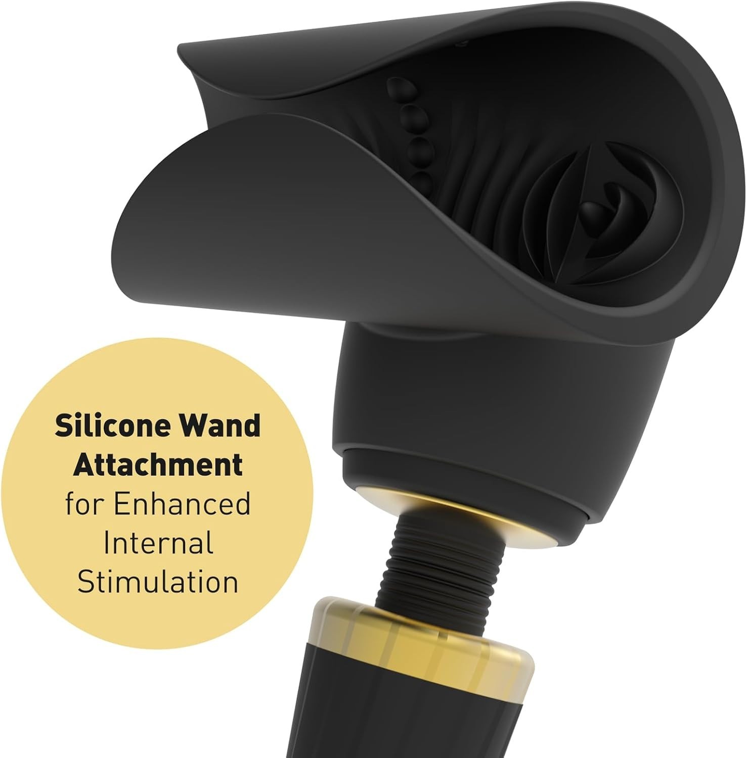 360 Degree Stimulation Hammer Wand Vibrator Attachment for Solo or Couple Play