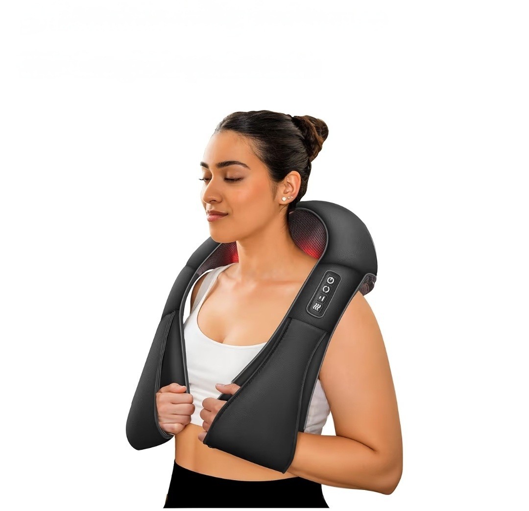 COMFIER Shiatsu Neck, Shoulder Massager, Back Massager with Heat, Rechargeable