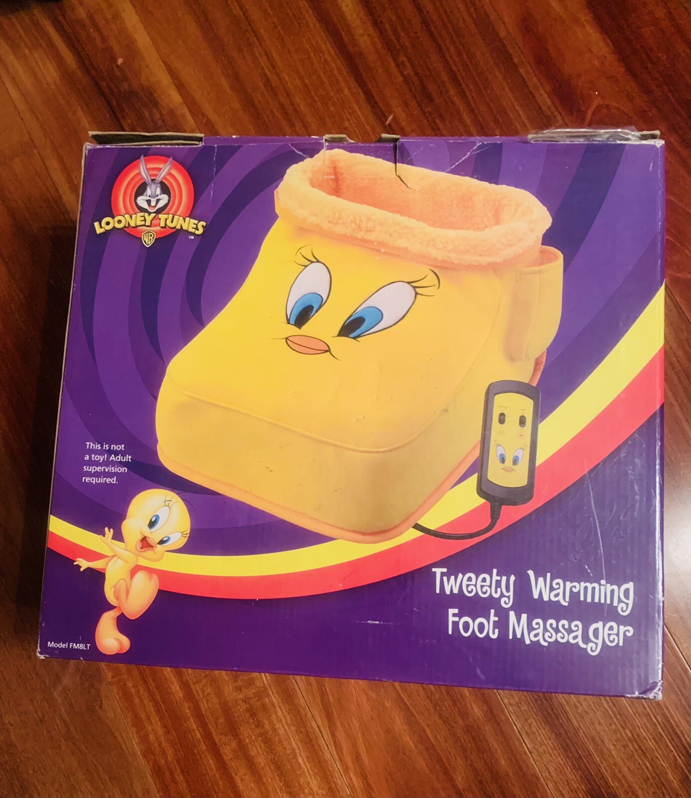 Warner Brothers Looney Tunes Tweety Warming Foot Massager Model #FM8LT