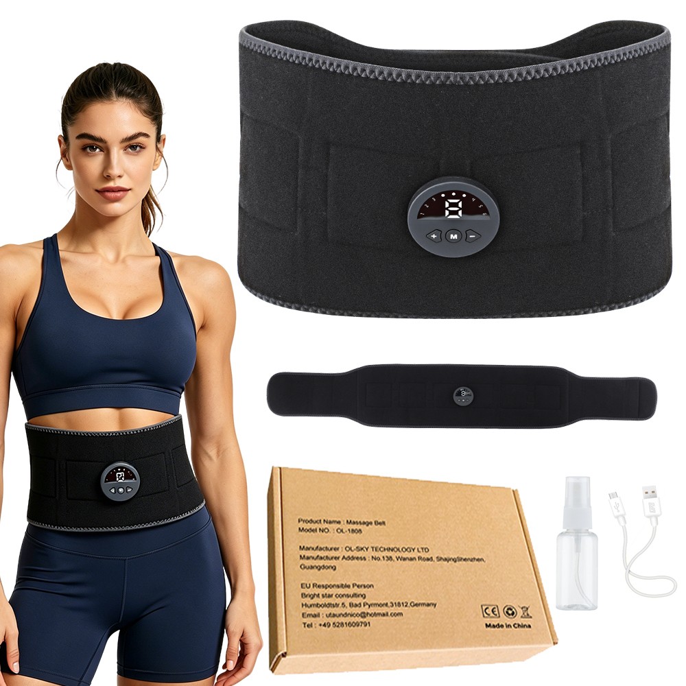 EMS Abdominal Muscle Core Toning Trainer ABS Stimulator Tactical Belly Shaper