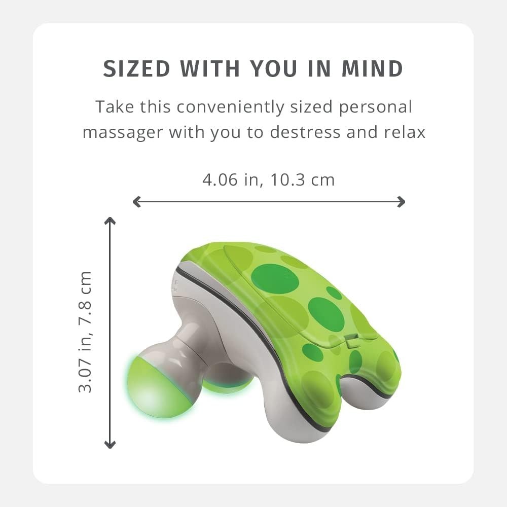 Ribbit Mini Handheld Massager – Vibrating Therapy with LED Light & Comfort Grip