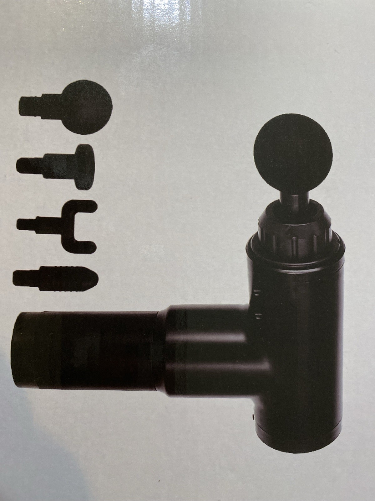 Modern Elegance Electric Massage Gun With Four Massage Head ￼￼