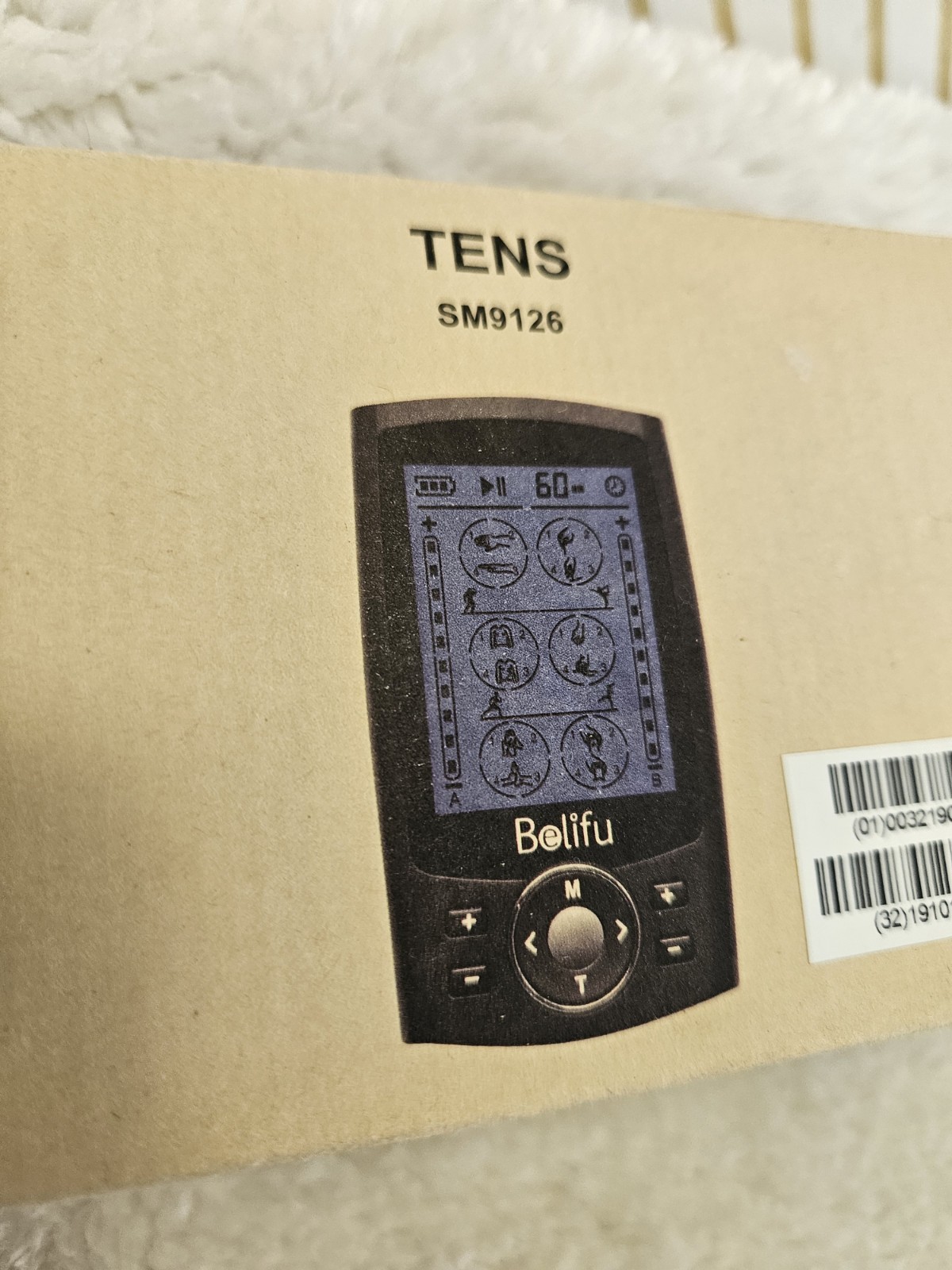 BELIFU TENS DUAL CHANNEL MUSCLE STIMULATOR MODEL: SM9126