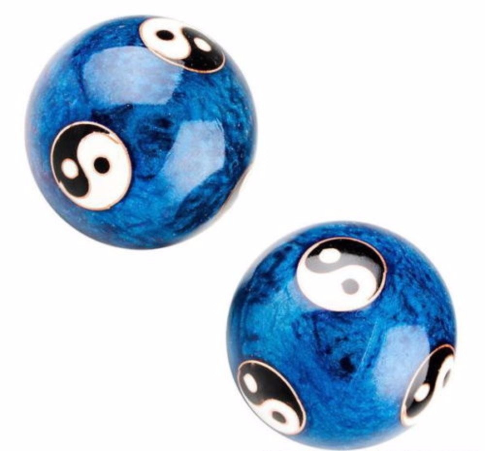 Chinese Health Exercise Stress Baoding Balls Relaxation Therapy YIN YANG Design