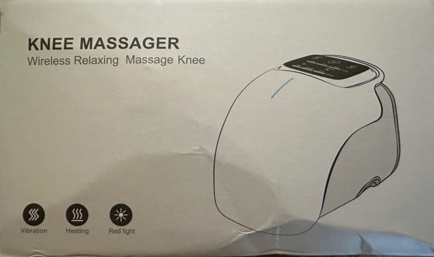 3-in-1 Knee Massager Smart with Heat, Red Light, Massage Therapy Plus Knee Brace