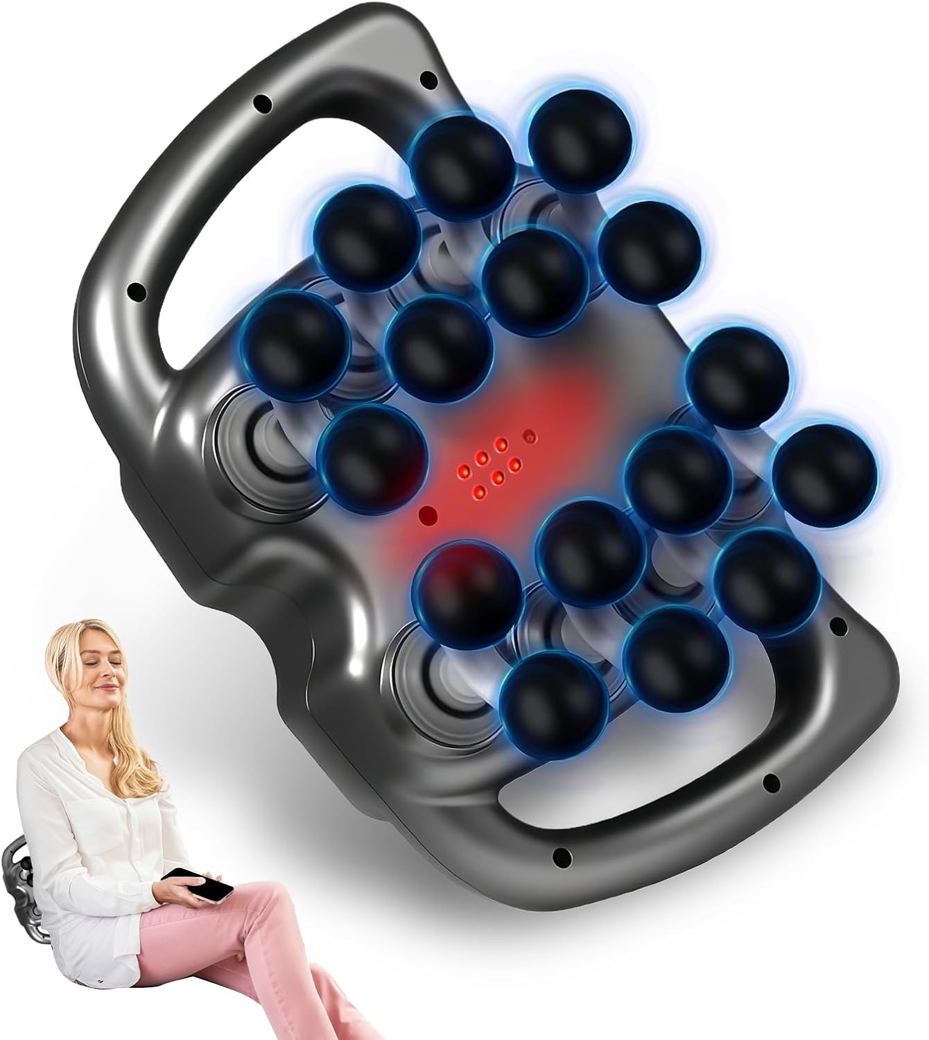 16 Head Massage Gun Deep Tissue Massager 9 Modes 99 Speed Levels Muscle Relax US