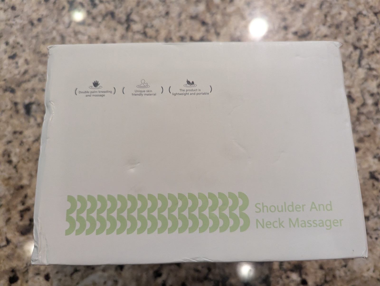 Shoulder and Neck Massager N7 Rechargeable Wireless Moss Green