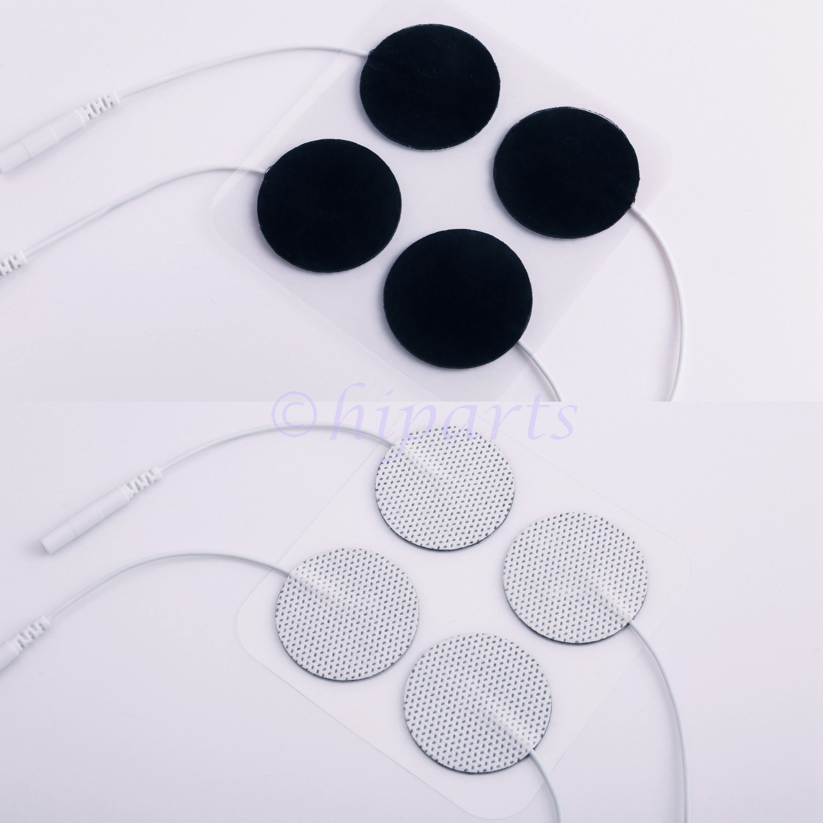 36 Replacement Electrode Pads for Massagers /Tens Units 1.25 inch» Round White