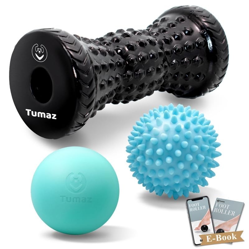 3-in-1 Foot Roller & Massage Ball Set | Deep Tissue Relief, Spiky & Lacrosse Bal