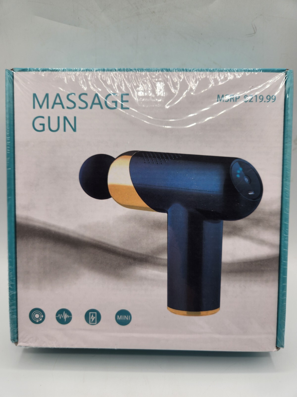 SMS Massage Gun USB Rechargeable and Adjustable with Four Massage Heads