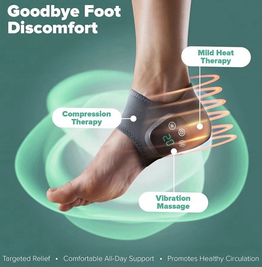 Rejuvacare Foot Renew Triple Method Foot & Ankle Massager NEW