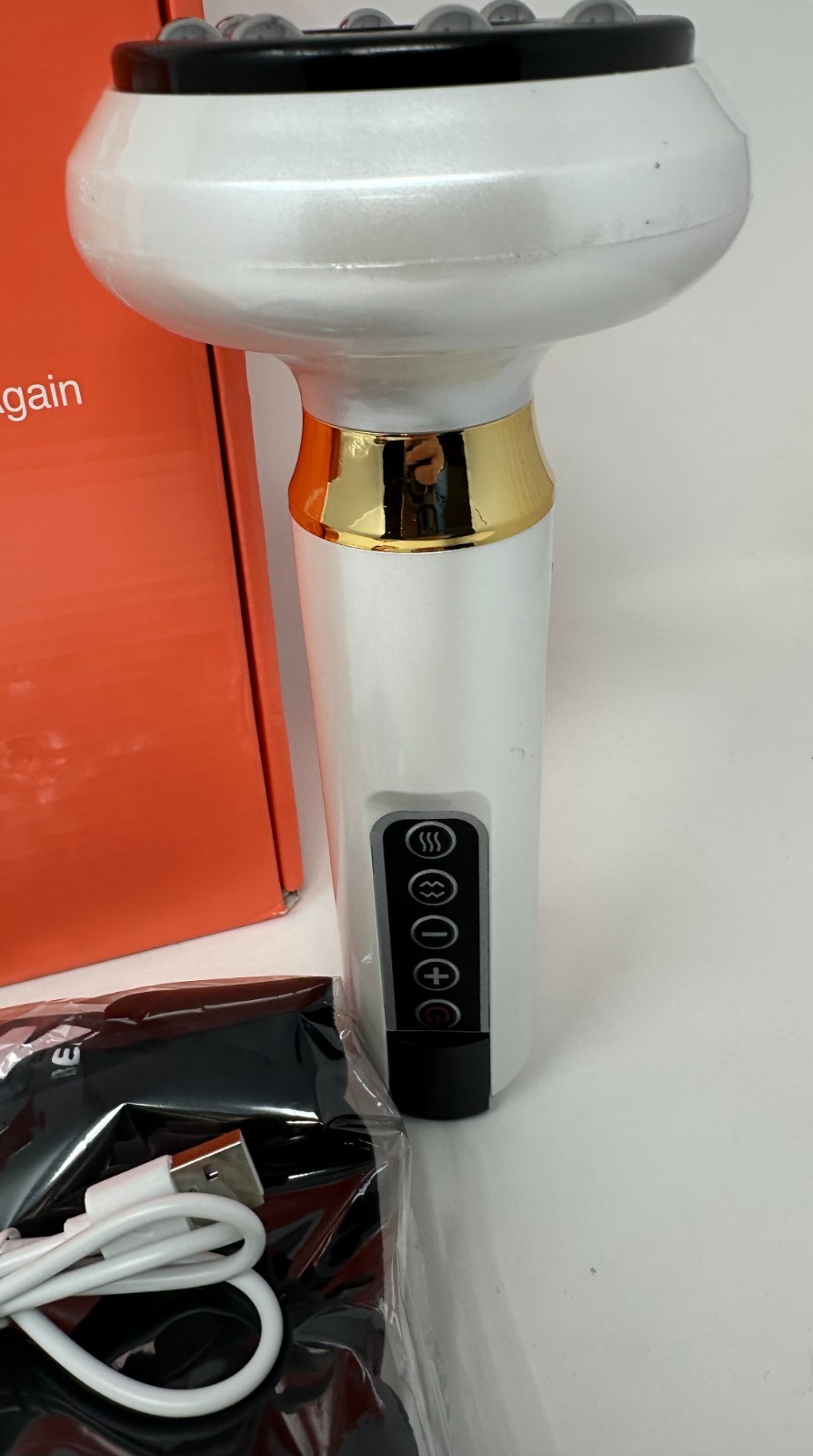 MILOW Beauty GlowFit Cellulite Massager Kit With Skin Firming Cream Collagen Oil