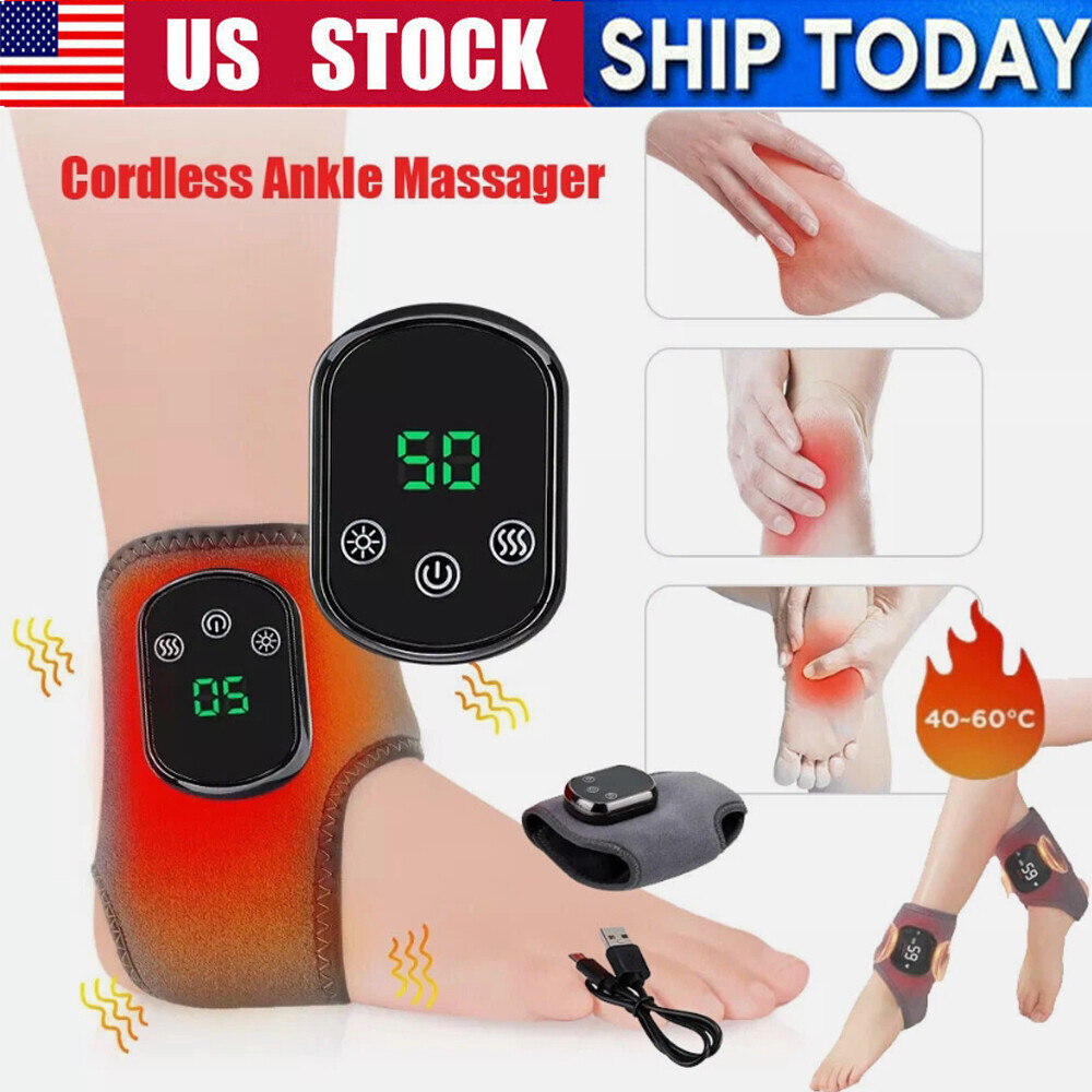 Foot Vibration Revive Massager 5-speed Infrared Hot Compress Therapy Pain Relief