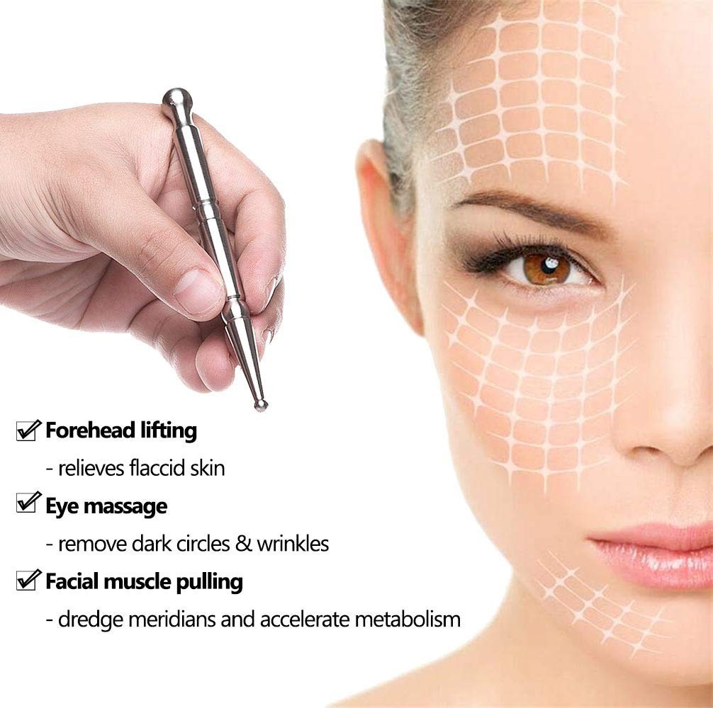 Deep Tissue Massage Tool – Stainless Steel Acupuncture Pen for Pain Relief & Rel